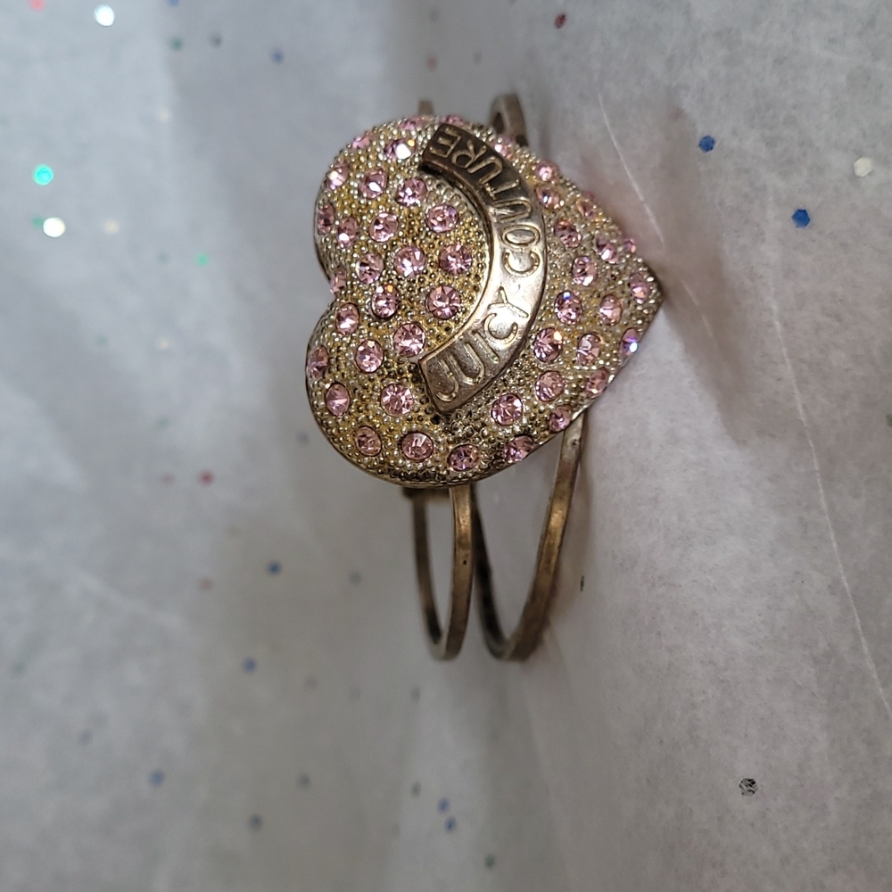 Juicy Couture Pink Heart Bracelet